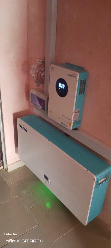Africell 5.2kW Inverter + Lithium Bank